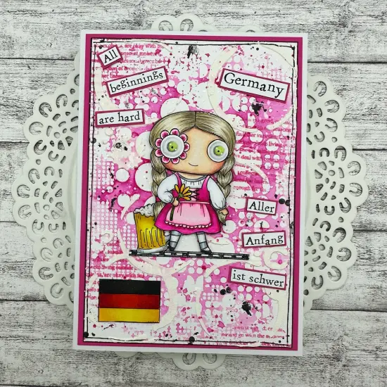 AALL And Create Stencil 6"X6"-Coffee Stains {6}