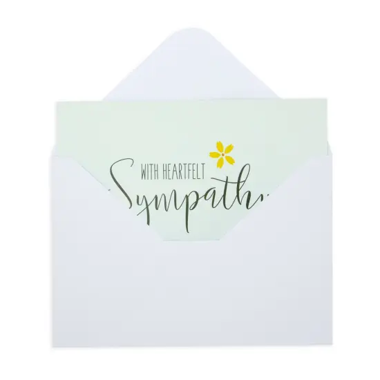 48 Pack Sympathy Cards with Envelopes Bulk Set, 6 Floral and Foliage Designs for Memorials, Funerals, Condolences, Bereavement, Blank Inside (4x6 In) Multicolor {6}