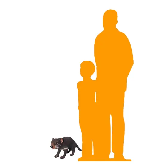 Tasmanian Devil Life Size Statue {2}