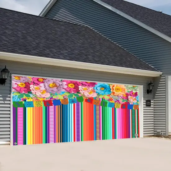 Fiesta Couple Photo Door Banner, Cinco De Mayo Couple Photography Backdrop for Mexican Theme Birthday Party Supplies, Mexican Carnival Couple Photo Banner for Taco Tuesday Event Decoration {4}