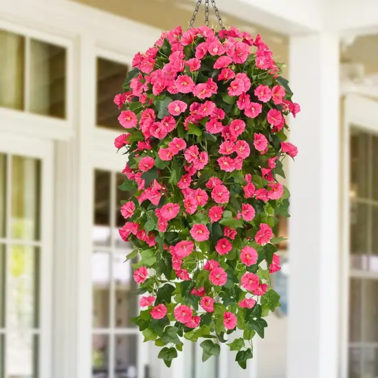 Artificial Fake Hanging Plants Flowers for Outdoors {5}