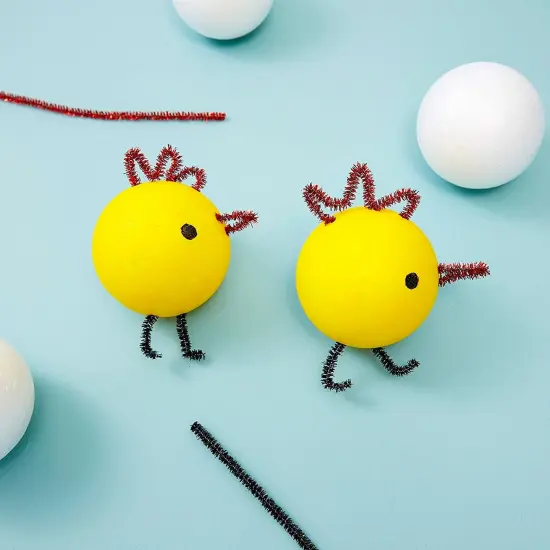 24 Pack 3 Inch Foam Balls for Crafts, Smooth Polystyrene Spheres for DIY Decorations, Classroom Projects {2}