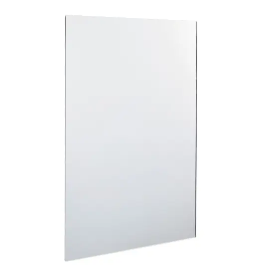 Bright Creations 2 Pack Acrylic Mirror Sheets for Wall Decor, 3mm 17x11" Shatter Resistant Frameless Tiles for Mounted Mirror, Bedroom, Home Gym, Bathroom, Kitchen, Door Silver {7}