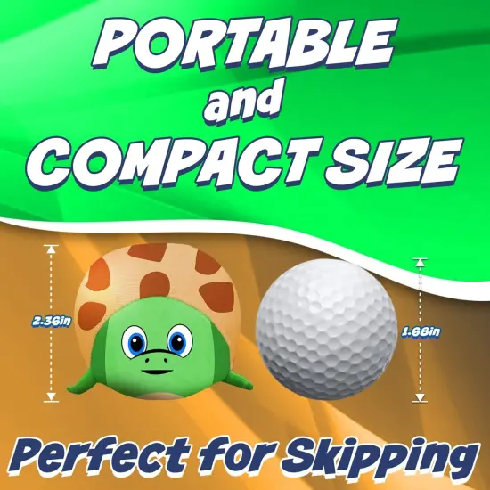 Activ Life 2 Pack Skip Balls, Water Toys for Kids, Friends, Family at Swimming Pool, Beach Games, Fun Gifts for Teens Aged 7-14 (Sea Turtle) {3}