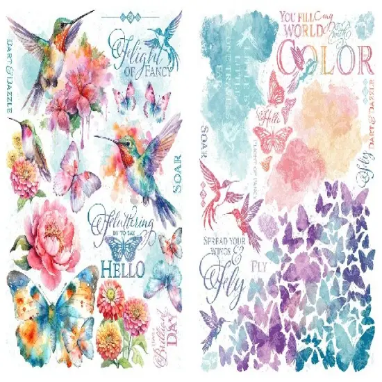 Graphic 45 Rub-On Transfers-Flight Of Fancy {2}