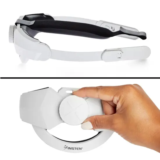 Insten Head Strap for Oculus Quest 2 VR Headset, Replacement for Elite Headband, Adjustable Band with Soft Cushion Enhanced Comfort {3}