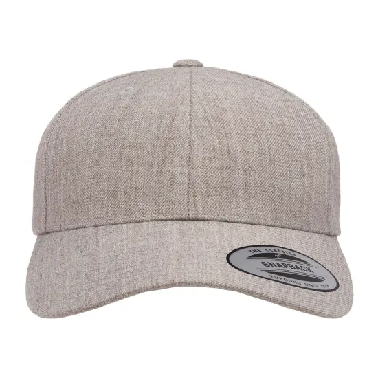 YP Classics&reg; Curved Visor Snapback Cap HEATHER {1}