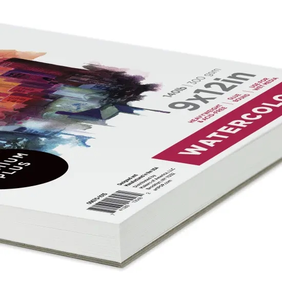artPOP! Watercolor Pad, 9" x 12", 30 Sheets, Acid-Free Paper, 140lb (300gsm), Perfect for Most Wet & Dry Media, Ideal for Beginners, Students, Artists {1}