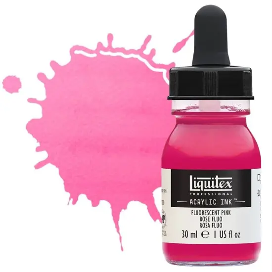 Liquitex Professional Acrylic Ink 30ml Bottle Fluorescent Pink {1}