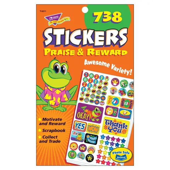 Praise & Reward Sticker Pad, 738 ct {1}