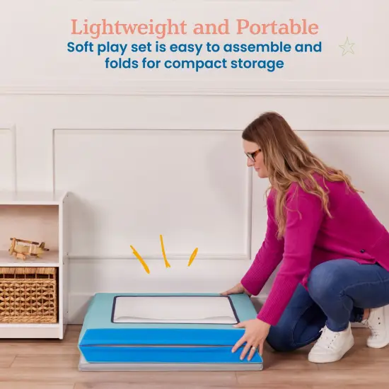 SoftZone Folding Floor Mirror, Sensory Toy Contemporary {5}