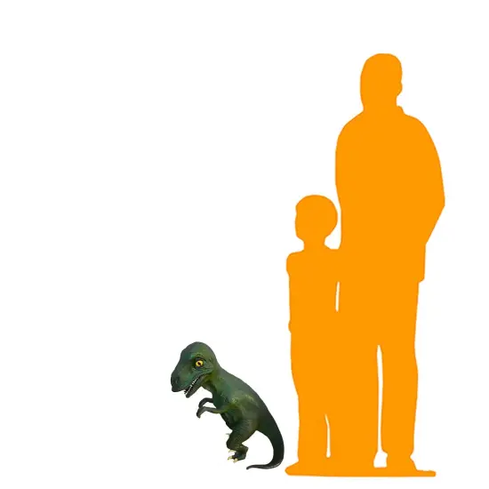 Baby T-Rex Dinosaur No Net Life Size Statue {2}