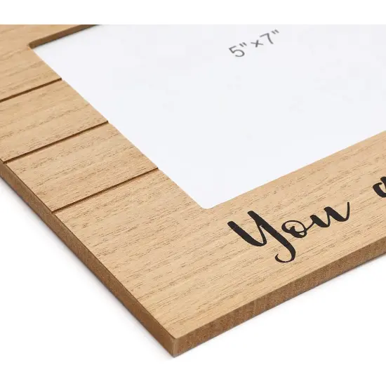 Juvale "Mom You Are Loved" Photo Frame, 5 x 7 Inches Picture Frame, Ideal Family Photo Frame for Mother's Day Gifts Brown {6}