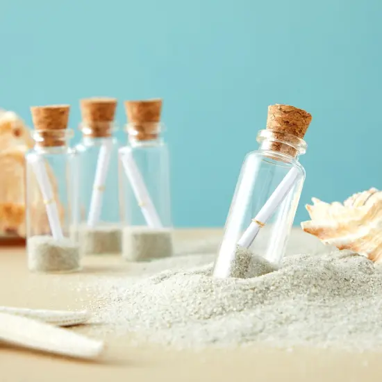 80-Pcs Small Cork Stoppers Assorted Sizes - Mini Tapered Cork Plugs for Wine Bottles, Salt and Pepper Shakers, Crafts (Bulk Pack, 8 Sizes) Brown {2}