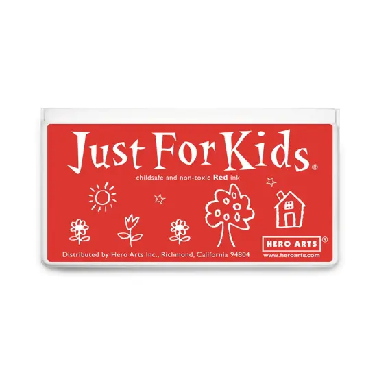 Jumbo Just for Kids Stamp Pad, Red {1}