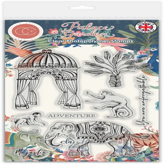 Craft Consortium Photopolymer Stamp Set-Majestic, Palace Garden {1}