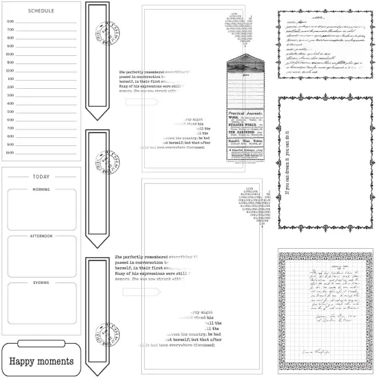 Asuka Studio Collage Origami Paper 6"X6" 24/Pkg-Good Life {6}