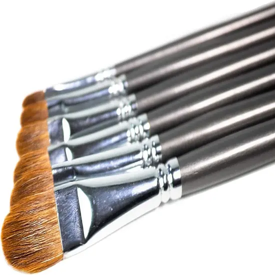 Set of 6 Acrylic, Watercolor, Mixed Media or Oil Paint Brushes {3}