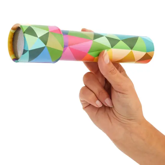BLUE PANDA 3 Pack Prism Kaleidoscopes for Kids Ages 4-14 - Birthday Classroom Prizes, Classic Educational Retro Toys (Geometric Pattern, 8 Inches) {6}
