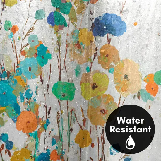 Americanflat 71" x 74" Shower Curtain, Spring Garden I by PI Creative Art {3}