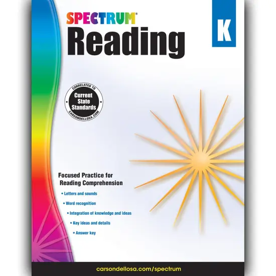 Reading Workbook, Grade K, Paperback {1}
