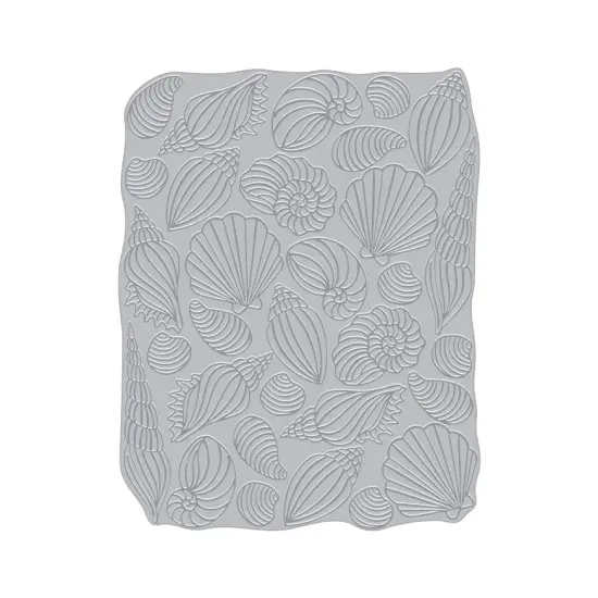 Hero Arts Betterpress & Foil Plate-Scattered Shells {2}