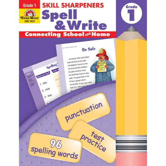 Skill Sharpeners Spell & Write Book, Grade 1 {1}