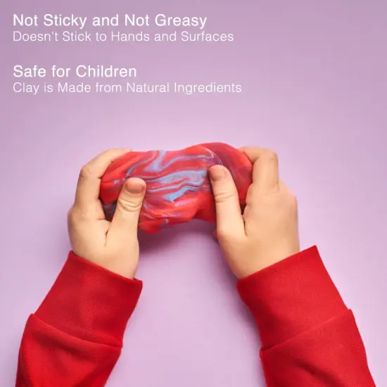 Air Dry Clay Kit - 24 Colors, Soft & Ultra Light, Modeling Clay for Kids with Accessories, Tools and Tutorials {3}