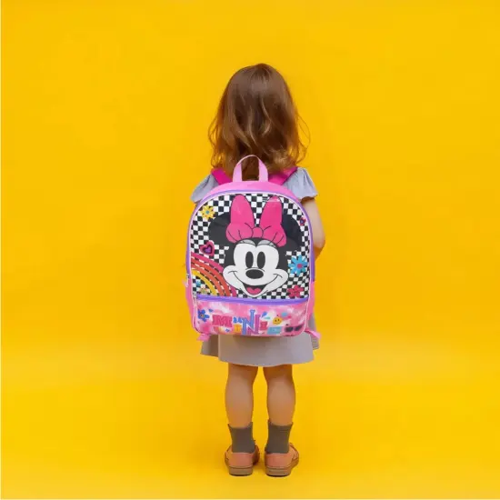 Disney Minnie Mouse Girls School Backpack 16" with pockets {3}
