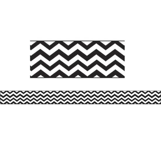 Magnetic Magi-Strips, Black Chevron, 12' {1}