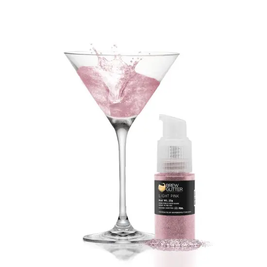 Light Pink Edible Glitter Spray Pump | Brew Glitter® {1}