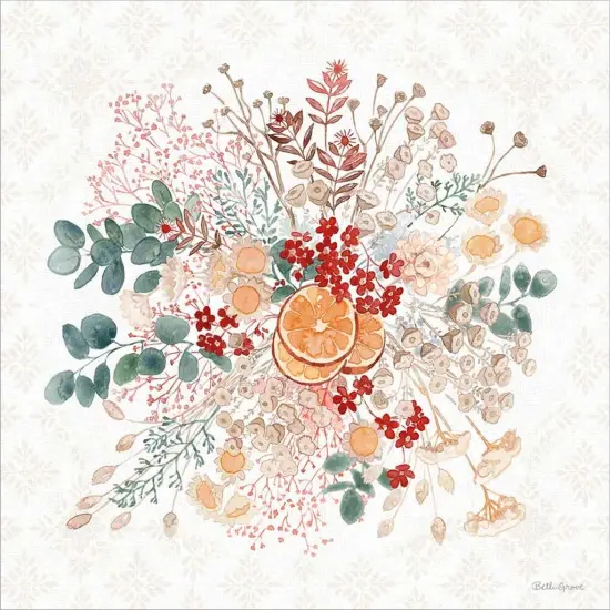 Festive Season III by Beth Grove 12" x 12" Canvas Wall Art {2}
