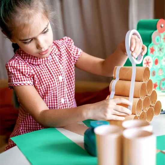 Bright Creations 48 Pack Empty Paper Towel Rolls for Crafts, Brown Cardboard Toilet Paper Tubes, DIY Craft Cardboard Rolls for Classroom, Halloween Decorations and Dioramas (1.6 x 4 In) {2}