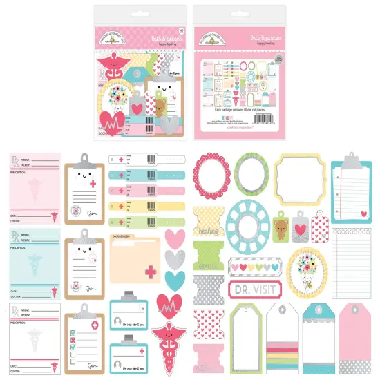 Doodlebug Odds & Ends Bits & Pieces Die-Cuts-Happy Healing {1}