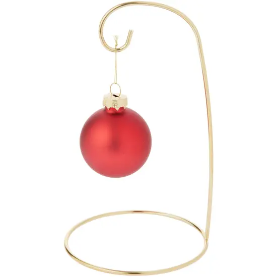 Bard's Gold-toned Ornament Stand, 7" H x 4" W x 4" D {3}