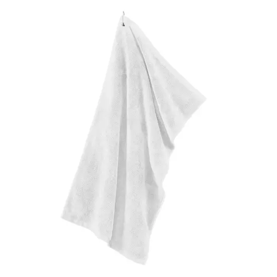 Carmel Towel Company &reg; Micro Fiber Golf Towel White {3}