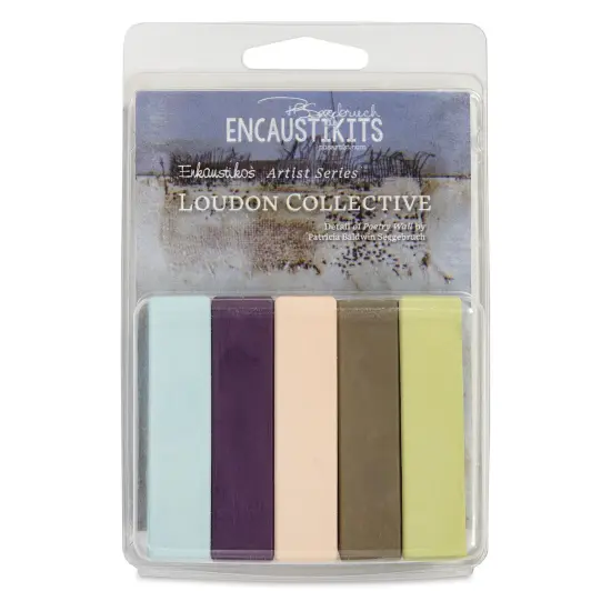 Enkaustikos Hot Sticks Encaustic Paints - Set of 5, Patricia Seggebruch Loudon Collective, 13 ml stick {1}