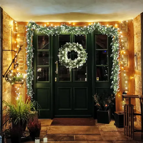 Greenery Vines Garland 3 Pack Artifical Garland with Lights Hanging Greenery Table Garland Greenery Artificial Green Leaves for Mantel Wedding Backdrop Arch Wall Indoor Outdoor Decor {4}