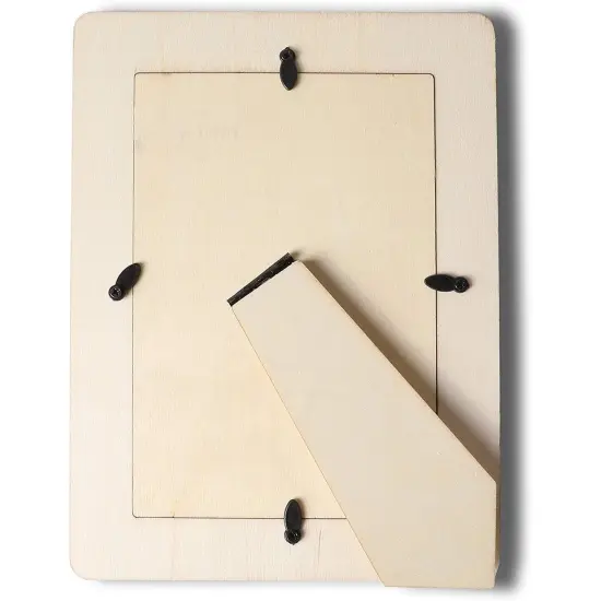 Bright Creations Wooden Picture Frame for 4 x 6 Inch Photos (4 Pack) Brown {4}