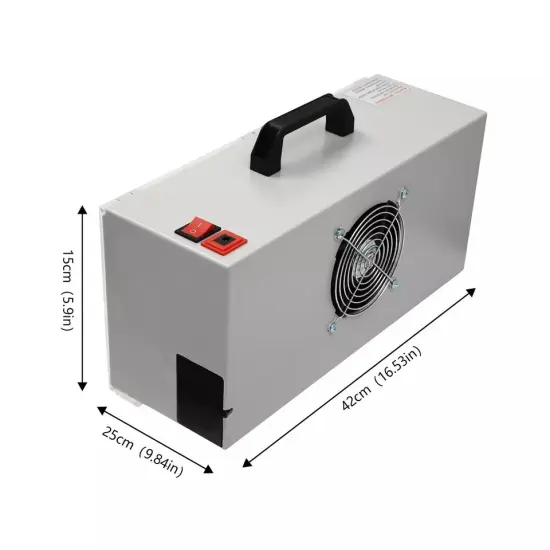 2 in1 Portable Spray Painting Workbenches Small Crafts 360&deg; Rotatable 30W {3}