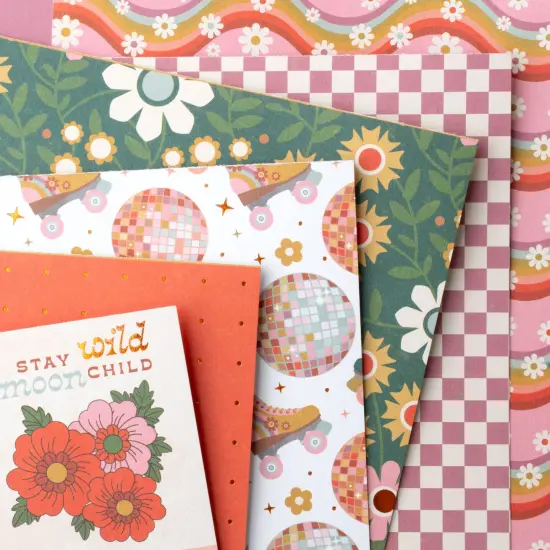 Jen Hadfield Groovy Darlin' Single-Sided Paper Pad 6"X8"-36 Sheets {4}