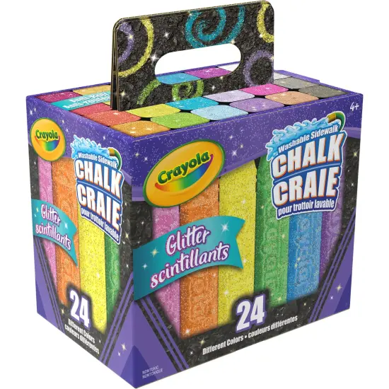 Crayola 24ct Glitter Chalk {1}