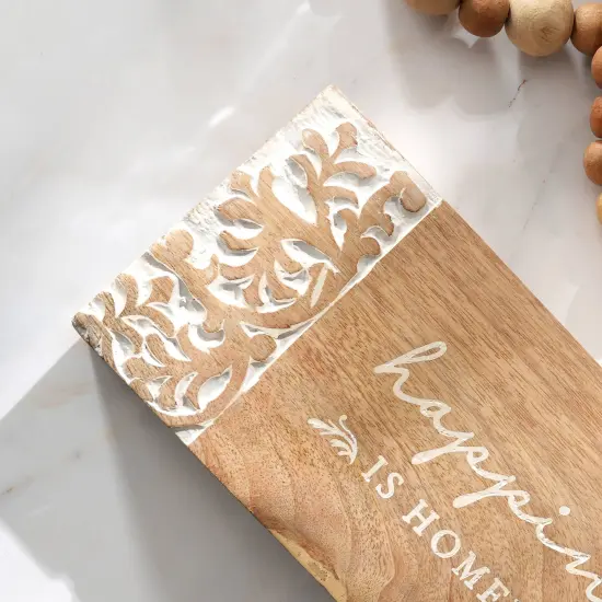 WOOD SIGNAGE 10X4.5X1.5 (Happiness is Homemade) {5}