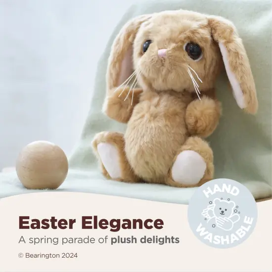 Bearington Billy Big Head Bunny The Stuffed Bunny Rabbit, 8 Inch Brown Easter Stuffed Animal {3}