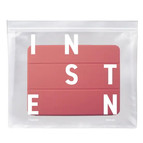 Insten - Soft TPU Tablet Case For iPad Pro 11 inch 2020, Multifold Stand, Magnetic Cover Auto Sleep/Wake, Pencil Charging, Light Red {6}