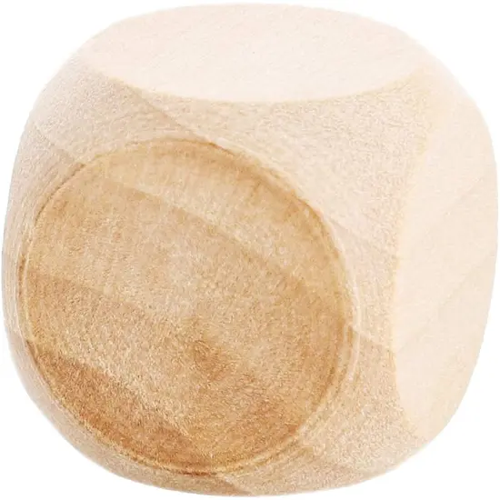 Unfinished Wooden Dice, Blank Square Blocks (0.75 in, 60-Pack) Brown {4}
