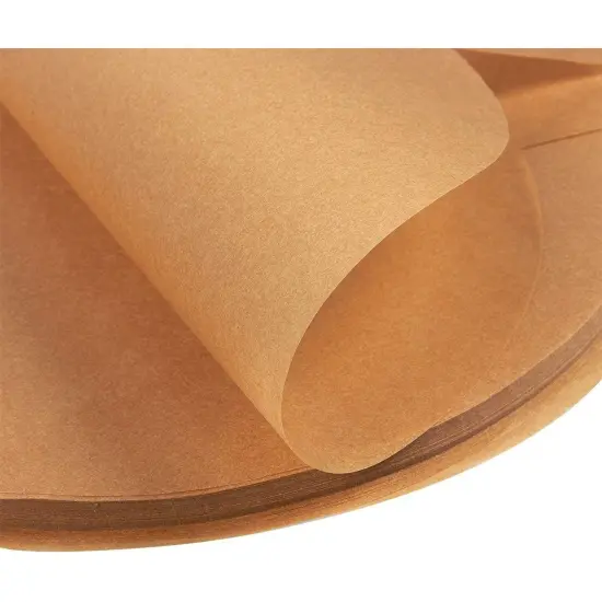 100 Sheets Brown Parchment Paper Rounds with Lift Tabs, 8 inch Nonstick Cake Pan Baking Liners {5}