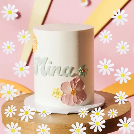 250PCS Daisy Confetti Flower Table Confetti Bridal Baby Shower Decorations Engagement Party Decorations {4}