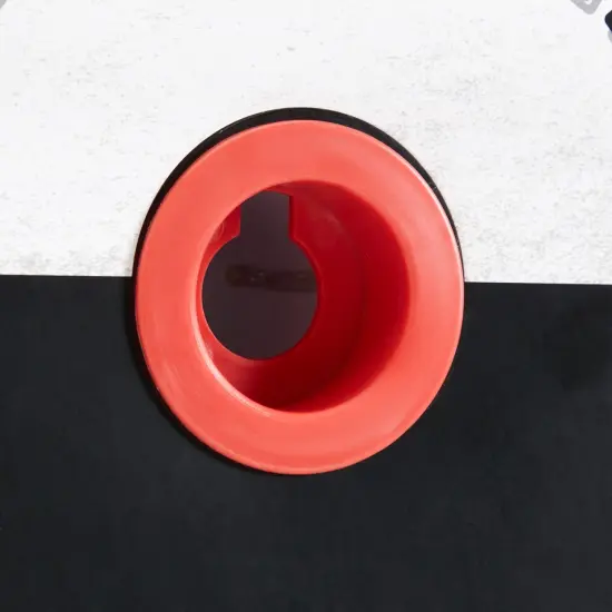 100 Foot Orange Plastic Chain Safety Barrier for Crowd Control, Queue Line, Concerts, Parking (1.5-Inch Links) {7}