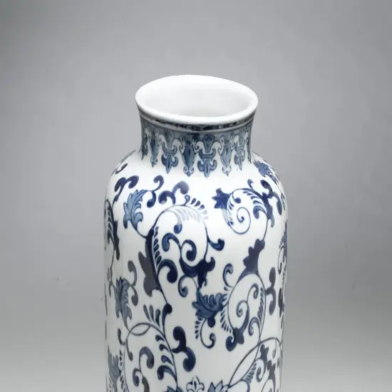 AA Importing 59700 Blue And White Vase {4}